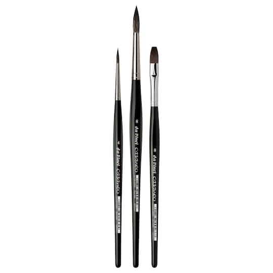 da Vinci CASANEO 3 Piece Synthetic Brush Set